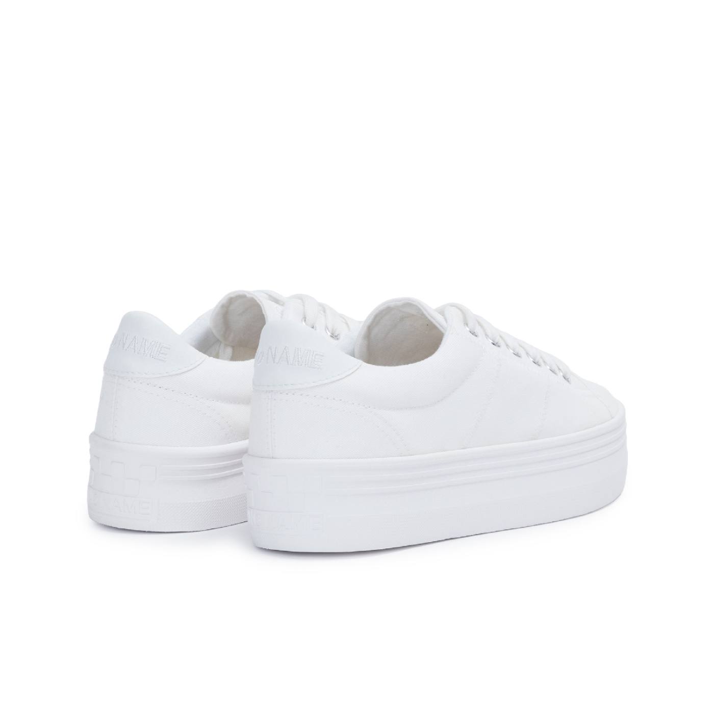 SNEAKER PLATO M - TELA - BIANCO